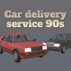 Car Delivery Service 90s: Open World Driving Logo