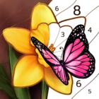 Coloring Game: Paint By Number Logo