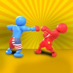 Cage Fight 3D Logo
