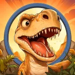 Dino & Fossil Hunter Tap Idle Logo