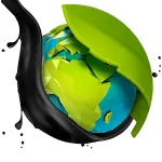 ECO Inc. Save Earth Planet Logo