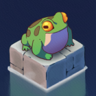 FROGBLOCK: Puzzle Adventure! Logo