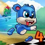 Fun Run 4 - Multiplayer Games Logo
