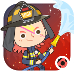 Miga Town: My Fire Station Logo