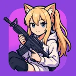 Squad Waifus: Anime Shooter Logo