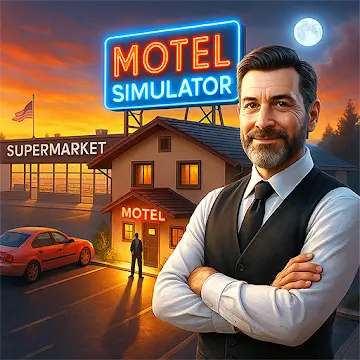 Supermarket Motel Simulator MOD APK Logo