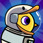 Duck Life: Space Logo